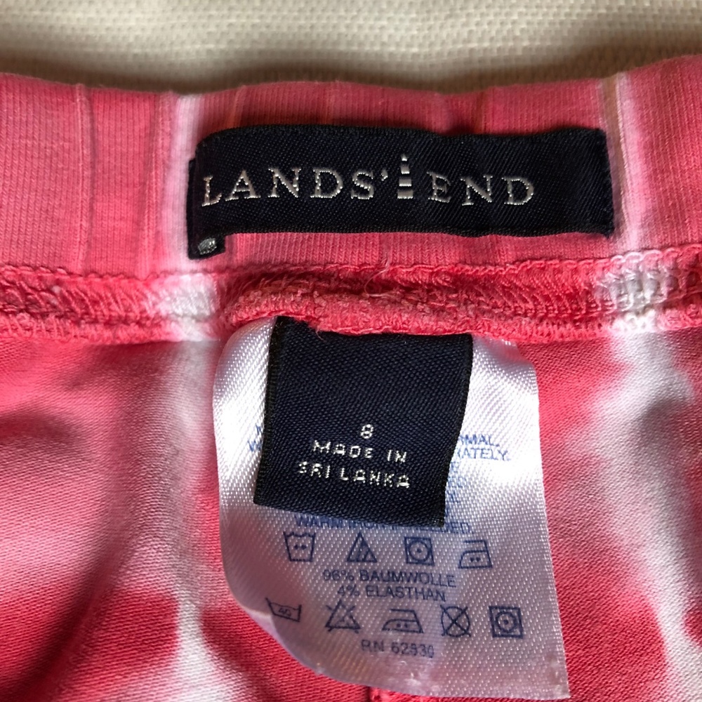 Pink and White Tie-Dye Shorts - Picture 3 of 4